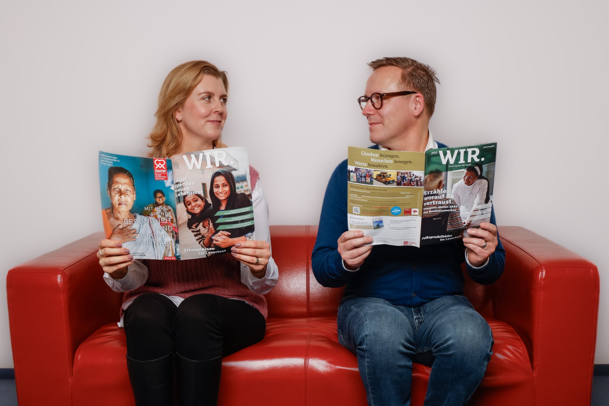 Unser Redaktionsteam Katharina Mundt und Andreas Bauer